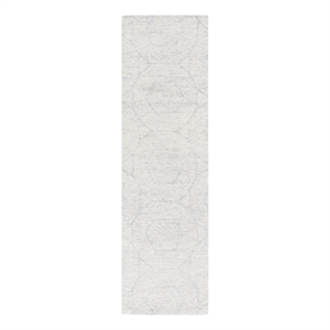 Safavieh Metro 2'-3&quot x 8'-0&quot Wool Hand Tufted Rug in Light Gray