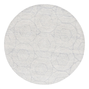 Safavieh Metro 6'-0&quot x 6'-0&quot Wool Hand Tufted Rug in Light Gray
