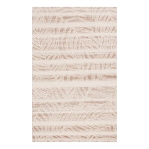Safavieh Metro 3'-0&quot x 5'-0&quot Wool and Cotton Hand Tufted Rug in Beige / Ivory