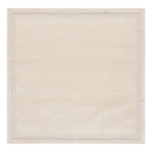 Safavieh Metro 6'-0&quot x 6'-0&quot Wool and Cotton Hand Tufted Rug in Ivory