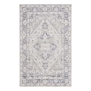 Safavieh Maharaja 5'-0&quot x 8'-0&quot Hand Knotted Rug in Gray / Ivory
