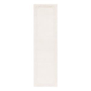 Safavieh Metro 2'-3&quot x 8'-0&quot Wool and Cotton Hand Tufted Rug in Ivory