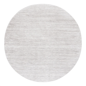 Safavieh Mila 6'-7&quot x 6'-7&quot Polyester Power Loomed Rug in Gray / Ivory
