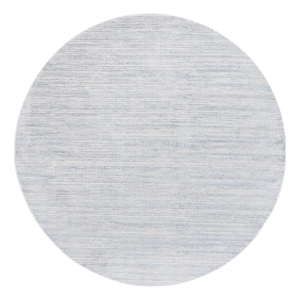 Safavieh Mila 6'-7&quot x 6'-7&quot Polyester Power Loomed Rug in Light Blue / Gray