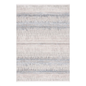 Safavieh Mila 5'-3&quot x 7'-6&quot Polyester Power Loomed Rug in Beige / Blue