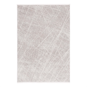 Safavieh Mila 9'-0&quot x 12'-0&quot Polyester Power Loomed Rug in Gray / Ivory