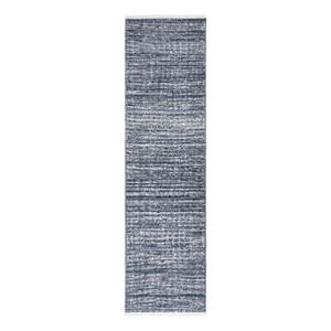 Safavieh Mila 2'-2&quot x 8'-0&quot Polyester Power Loomed Rug in Blue / Ivory