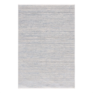 Safavieh Mila 9'-0&quot x 12'-0&quot Polyester Power Loomed Rug in Light Blue / Gray