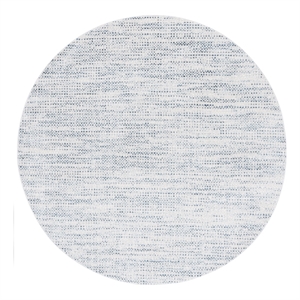 Safavieh Mila 6'-7&quot x 6'-7&quot Polyester Power Loomed Rug in Blue / Ivory