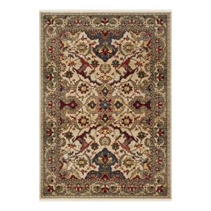 Safavieh 5'-1&quot x 7'-5&quot Power Loomed Rug in Ivory / Taupe