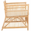 Safavieh Alvis Rattan Accent Chair w/ Cushion in White / Natural