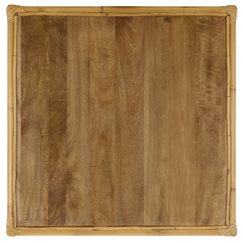 Safavieh Webber Square Wood Coffee Table in Natural