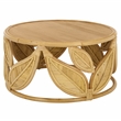 Safavieh Lusine Round Wood Coffee Table  in Natural