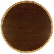 Safavieh Lusine Round Wood Coffee Table in Brown
