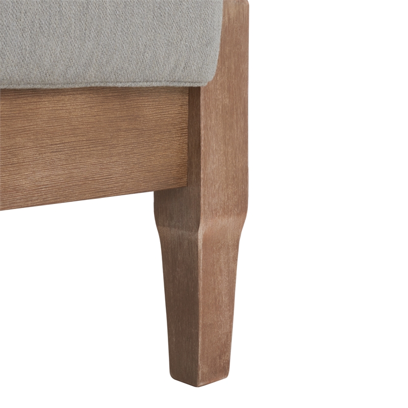 Safavieh Martinique Wood Patio Sofa in Natural / Gray