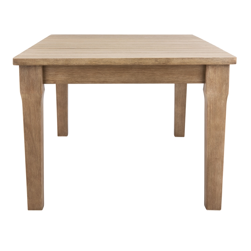 Safavieh Martinique Wood Patio Coffee Table in Natural