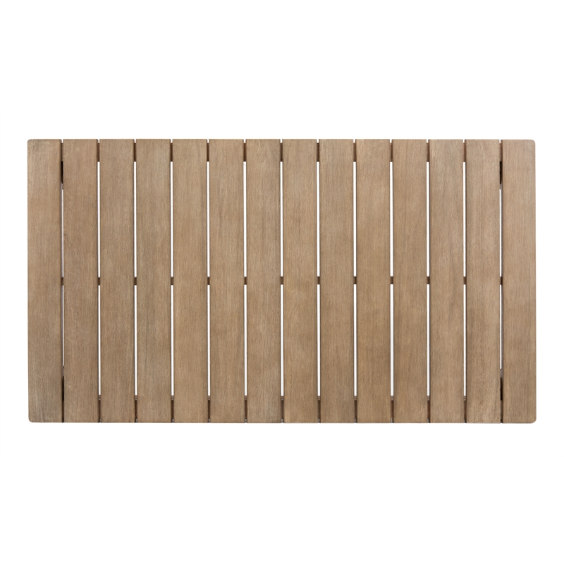 Safavieh Martinique Wood Patio Coffee Table in Natural