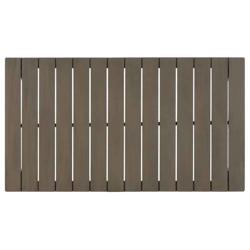 Safavieh Martinique Wood Patio Coffee Table  in Light Gray