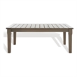 Safavieh Martinique Wood Patio Coffee Table  in Light Gray