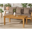 Safavieh Martinique Wood Patio Coffee Table  in Natural