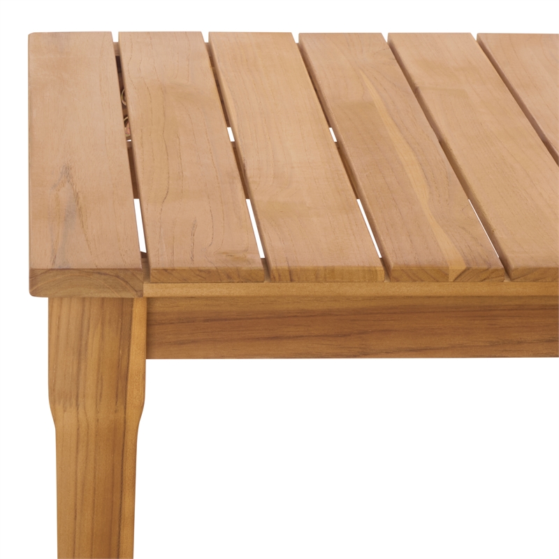 Safavieh Martinique Wood Patio Coffee Table  in Natural