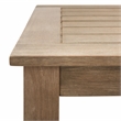 Safavieh Santa Cruz Wood Patio Coffee Table  in Natural