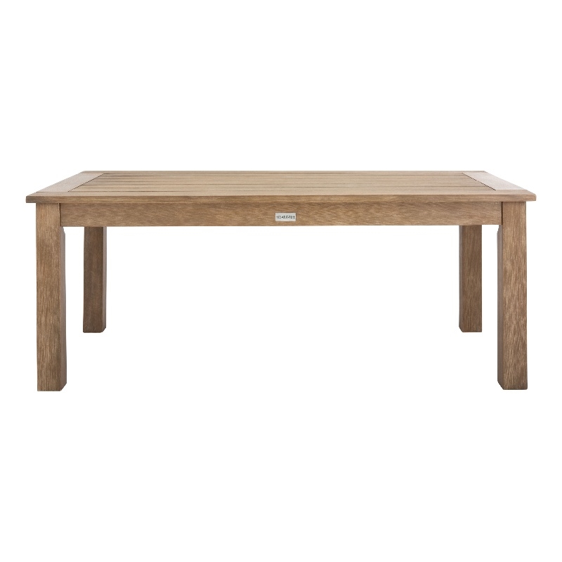 Safavieh Santa Cruz Wood Patio Coffee Table  in Natural