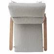 Safavieh Brutus Wood and Iron Rocking Chair in White / Light Gray