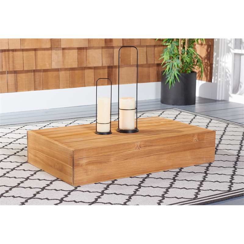 Safavieh Kauai Brazil Wood Coffee Table  in Natural