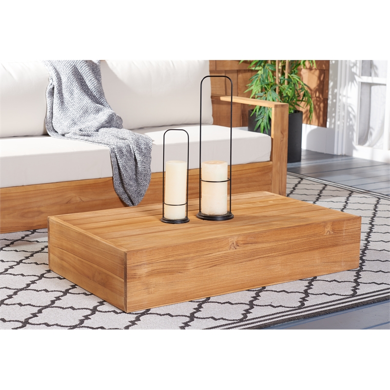 Safavieh Kauai Brazil Wood Coffee Table  in Natural