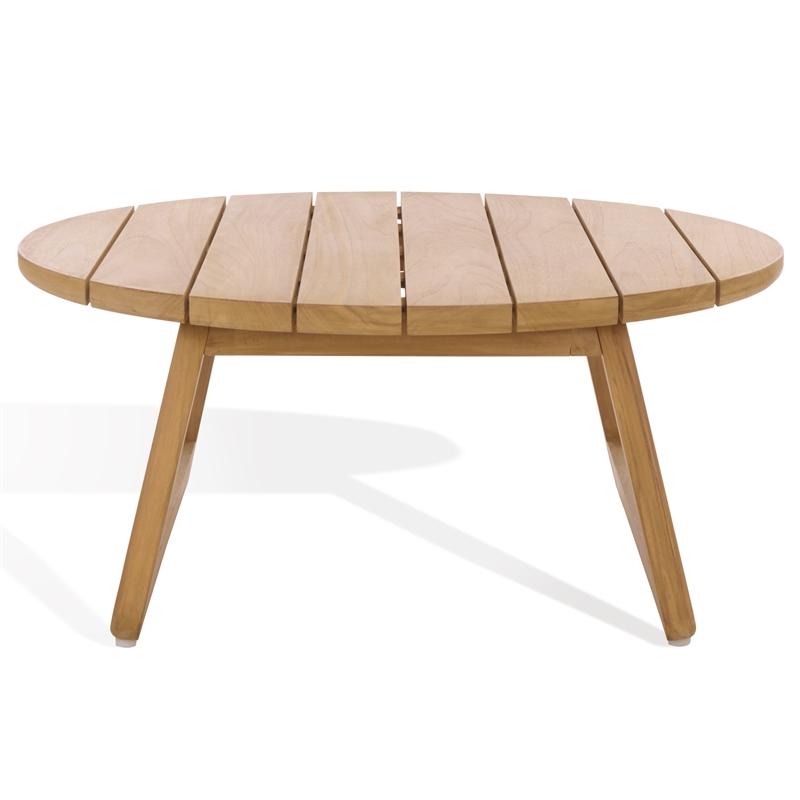 Safavieh Gale Wood Outdoor Coffee Table  in Natural