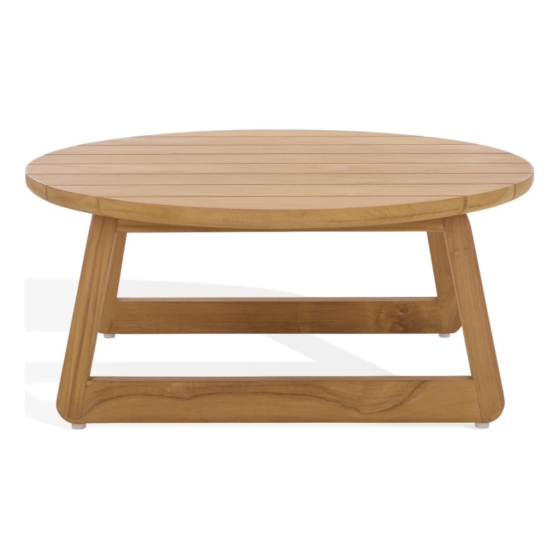 Safavieh Gale Wood Outdoor Coffee Table  in Natural