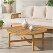 Safavieh Rogers Wood Outdoor Coffee Table in Natural