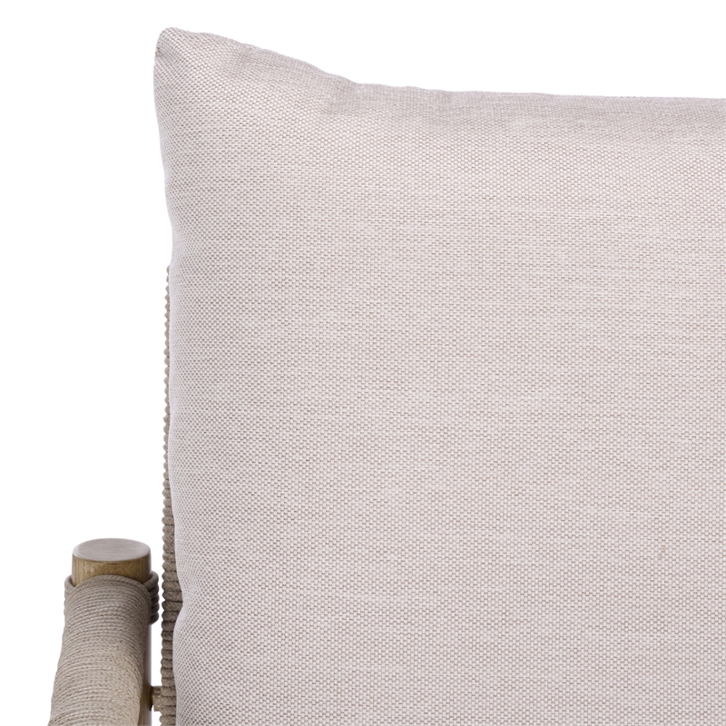 Safavieh Dorianna Aluminum Patio Chair in Sand / Beige