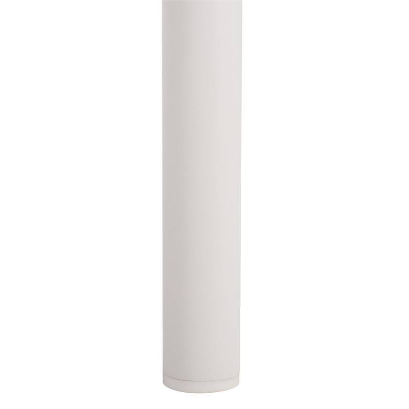 Safavieh Chryssa Aluminum and Wood Patio Chair in White / Beige