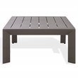 Safavieh Donaldo Aluminum Coffee Table in Dark Gray