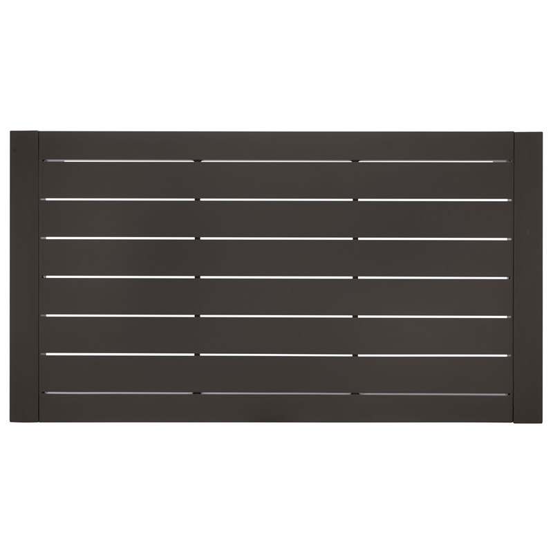 Safavieh Donaldo Aluminum Coffee Table in Dark Gray