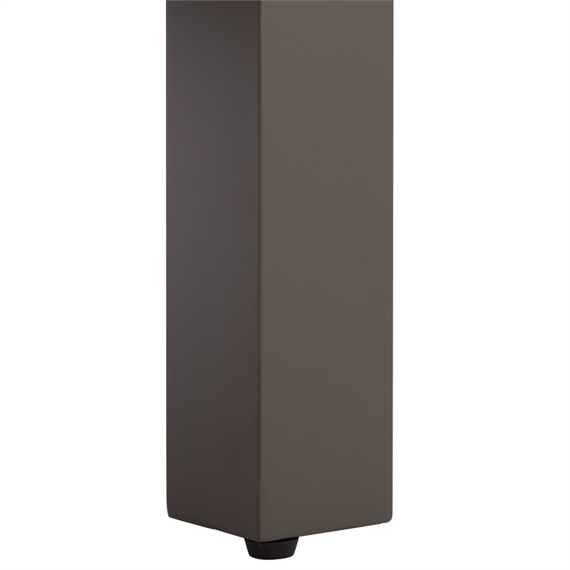 Safavieh Donaldo Aluminum Coffee Table in Dark Gray