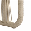 Safavieh Franklyn Rope and Aluminum Patio Chair in White / Beige