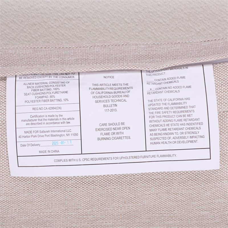 Safavieh Franklyn Rope and Aluminum Patio Chair in White / Beige