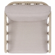 Safavieh Franklyn Rope and Aluminum Patio Chair in White / Beige