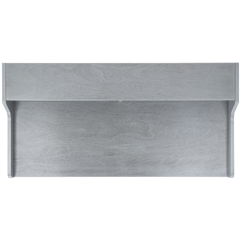 Safavieh Wrigley Wood Desk in Dark Gray