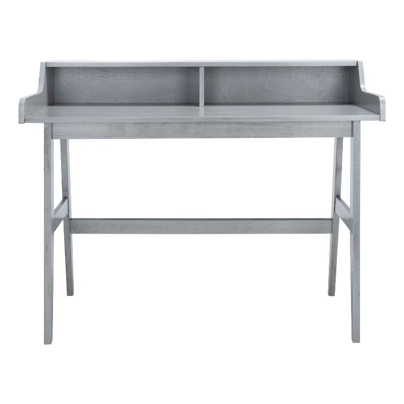 Safavieh Wrigley Wood Desk in Dark Gray