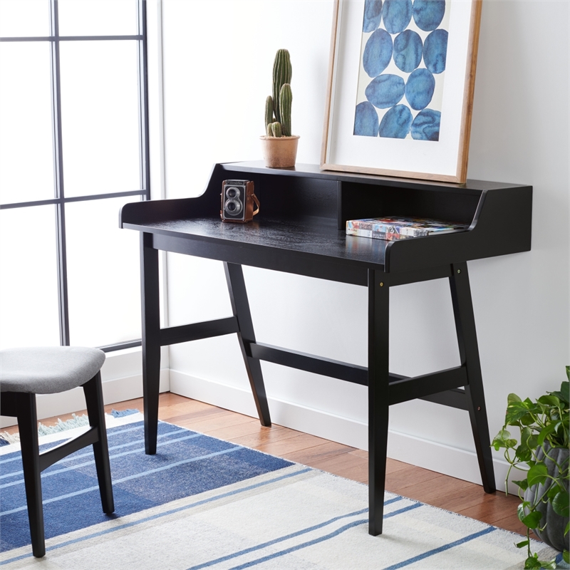 Safavieh Wrigley Wood Desk in Black