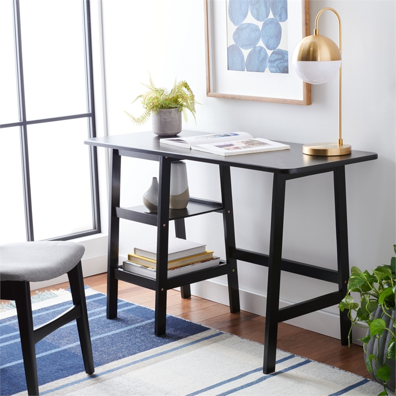 Safavieh Sofara Wood Desk in Black