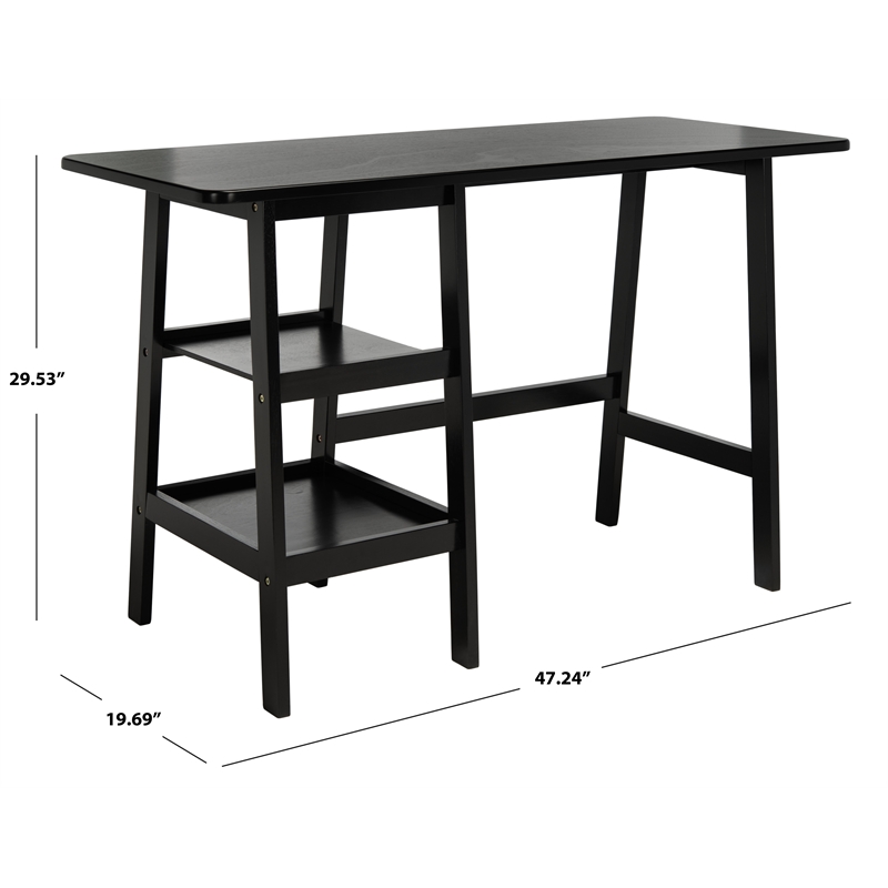 Safavieh Sofara Wood Desk in Black