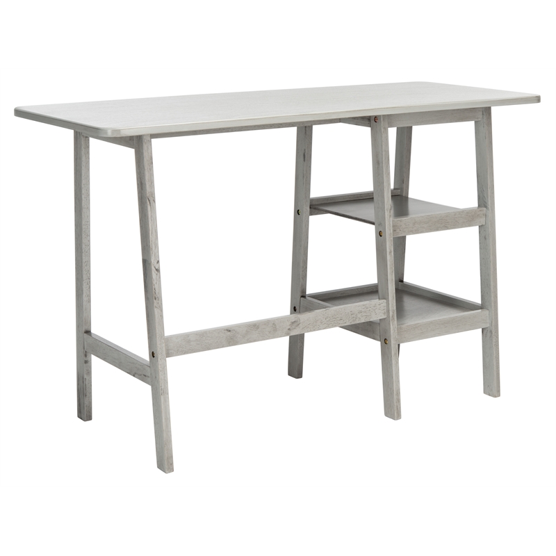 Safavieh Sofara Wood Desk  in Dark Gray