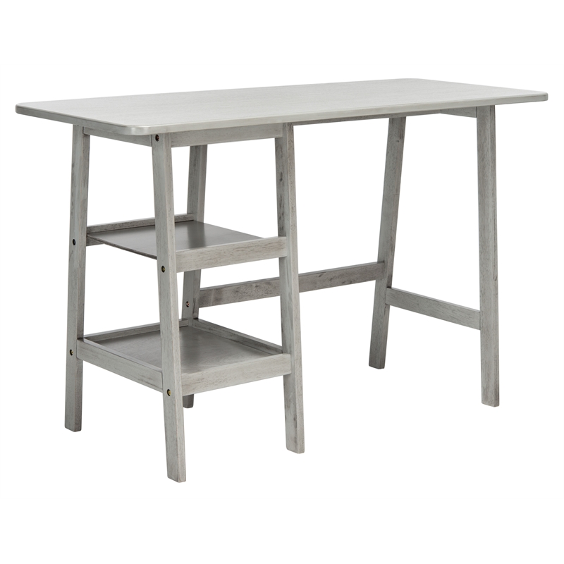 Safavieh Sofara Wood Desk  in Dark Gray