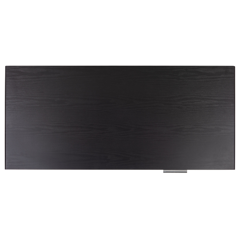 Safavieh Jorja 1 Drawer 1 Shelf Wood and Metal Desk in Black / Gold