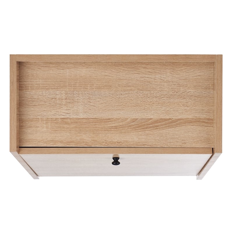 Safavieh Xander Modern Wood and Metal Secretary Desk in Natural / Black